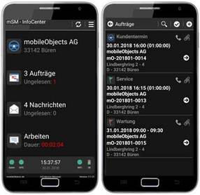 mobileObjects AG - Auftragsverwaltung Software